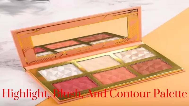 Highlight, Blush, And Contour Palette