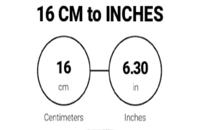 16 cm to Inches