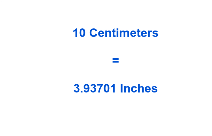 How To Convert Centimeters To Inches