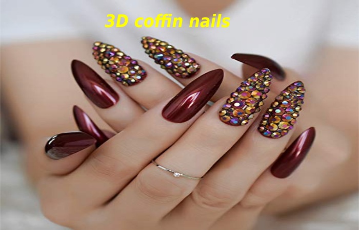 3D coffin nails