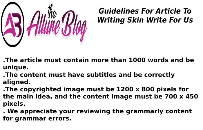 Guidelines for Article the allure blog