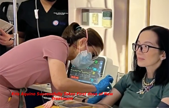 Kris Aquino Successfully Takes First dose of New Treatment