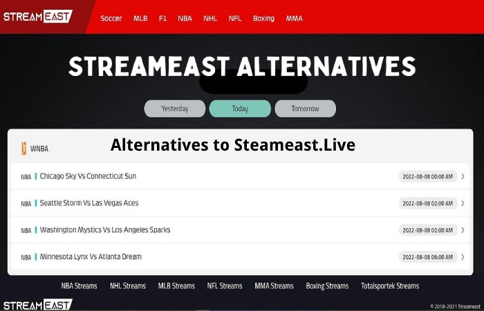 Alternatives to Steameast.Live