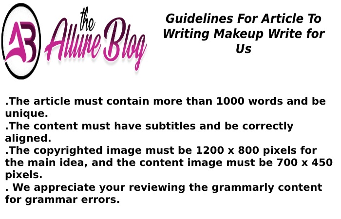 Guidelines for Article the allure blog 