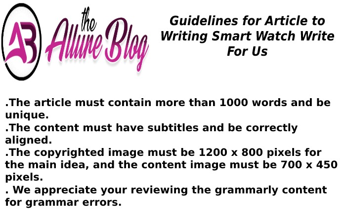 Guidelines for Article the allure blog 