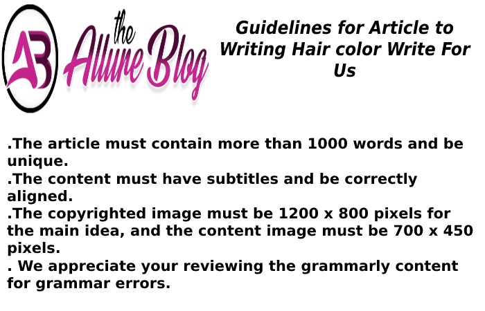 Guidelines for Article the allure blog 