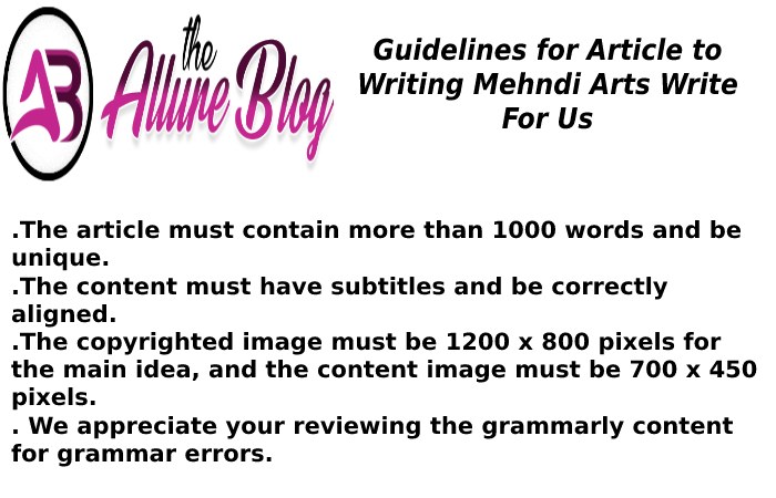 Guidelines for Article the allure blog 