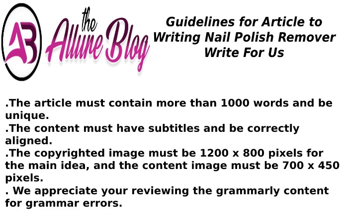 Guidelines for Article the allure blog 