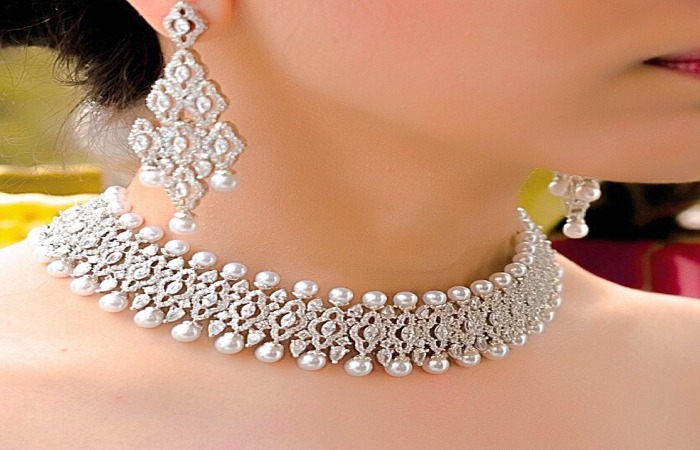 Silver Choker Necklace