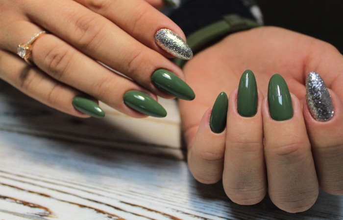 How to Create the Perfect Olive Green Nail